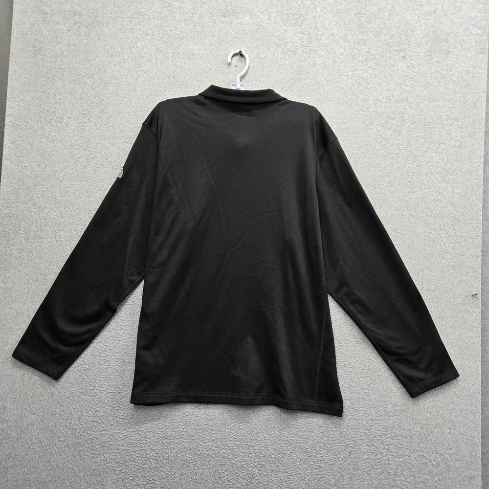 The North Face Men Sweatshirt XXL/TTG Black Embroidered Fleece Logo Pullover